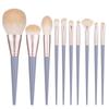 10 Makeup Brush Set Soft Fur Skin Full Makeup Tools Concealer Foundation Cream Whitewash Eyeshadow Brush Lip Brush Non-sticking Powder Dry and Wet