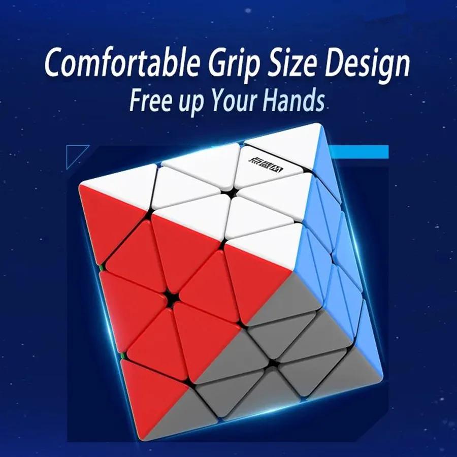 DSheng Fto вращающийся октаэдр Магнитный волшебный куб без наклеек развивающие игрушки для детей Cubo Magico Toys