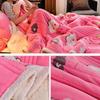 New Winter Double-sided Milk Fleece, Lambswool Blanket, Three Layers of Thickened Warm Blanket
