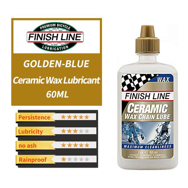 FinishLine 60/120 мл Восковая смазка для обслуживания велосипедной цепи, с носиком, для MTB, шоссейного велосипеда, цепи, звезд, влажная смазка для цепи, вилки, кассеты