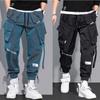 Men's Cargo Pants Fashion Hip Hop Multi-pocket Trousers Trendy Streetwear Solid Sweatpants