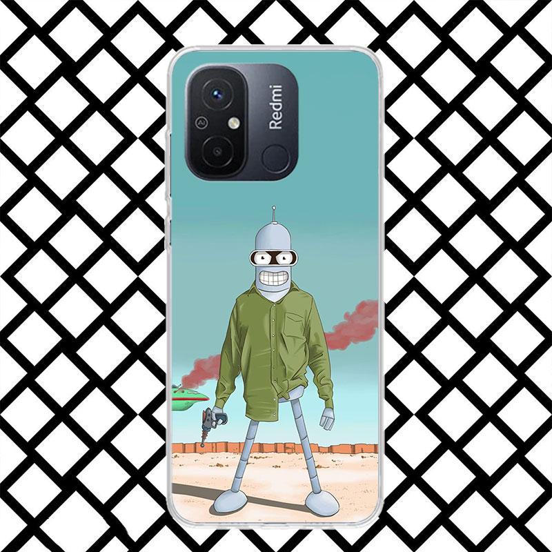 Cartoon F-Futuramas Phone Case for Xiaomi Redmi 14C 13C 13 12C 12 10C 10 10A 9C 9 9A 9T 8 8A 7 7A 6 Pro 6A K70 K40 Soft Fundas