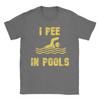 I Pee In Pools Funny Vacation T Shirt Summer  Cotton TShirts For Men Fashion Custom Logo Tee Shirt ShortSleeved Vintage Tops