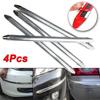 4pcs Car Edge Anti-collision Strip Bumper Protector Protective Bar Anti-rub Scrape Crash Styling Auto Accessories
