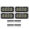 4 Set 4 Digit Digital Tube LED Display Board 7 Segments Clock Module TM1637 0.56in Yellow MRA041E