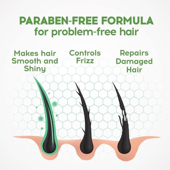 Dabur Интенсивно увлажняющий шампунь Vatika Aloe Vera & Olive - 640 мл | Увлажнение до 24 часов | Содержит витамин E | Питает и укрепляет