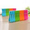 4Pcs Colorful Clothes Pins Hanging Pegs Clips Plastic Hangers Racks Laundry Clothes Pegs Clamps Towel Clip Home Storage Hooks