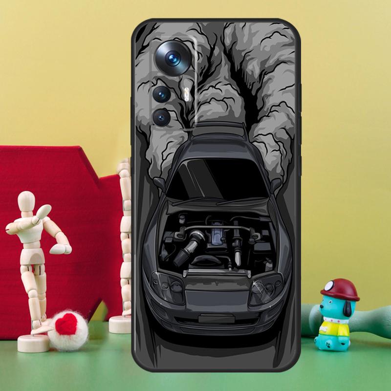 Спортивный автомобиль JDM Чехол для дрифта для Xiaomi 15T 14T 13T Pro 13 14 15 Ultra 17 Pro Max POCO F5 F6 F7 X5 X6 X7 Pro Чехол