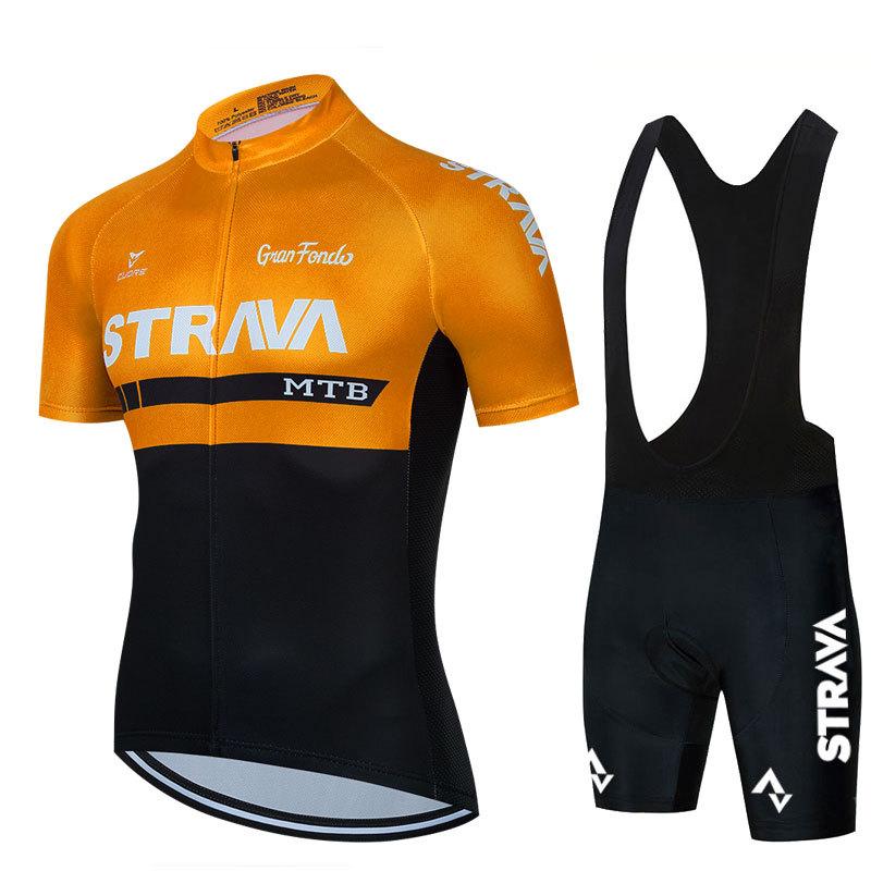 New 2026 Summer Breathable Suit Cycling Suit Men's Quick-drying Cycling Suit Cycling Clothing Short Sleeves