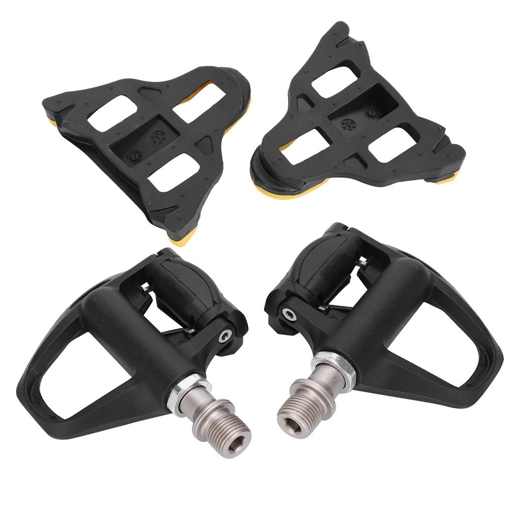 SPD‑SL Cycling Road Bike Self‑Locking Pedals with Cleats Bicycle Pedals Repair Replacement