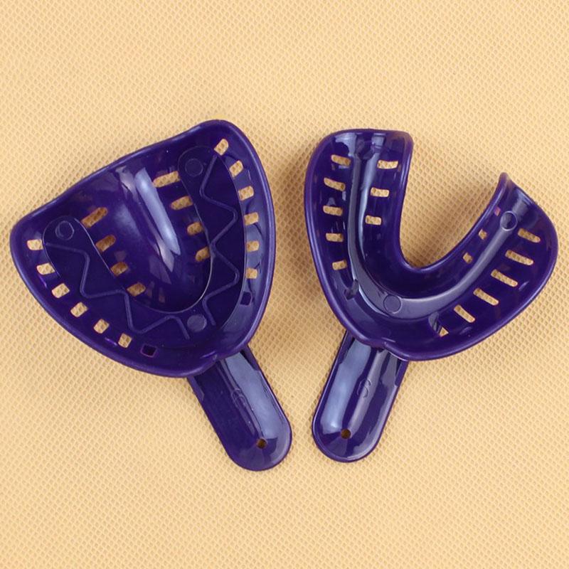 Стоматологические лотки для слепков, набор держателей для зубов, стоматологические лабораторные инструменты, взрослые/дети, разные цвета