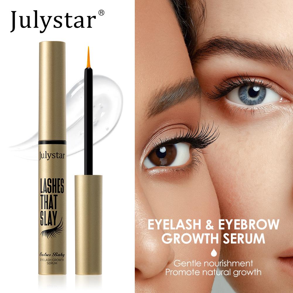JULYSTAR Сыворотка для роста ресниц Lashes That Slay Удлиняющая Утолщающая Усилитель ресниц Уход 4 шт. Подарочный набор Питательный уход за ресницами Косметический набор