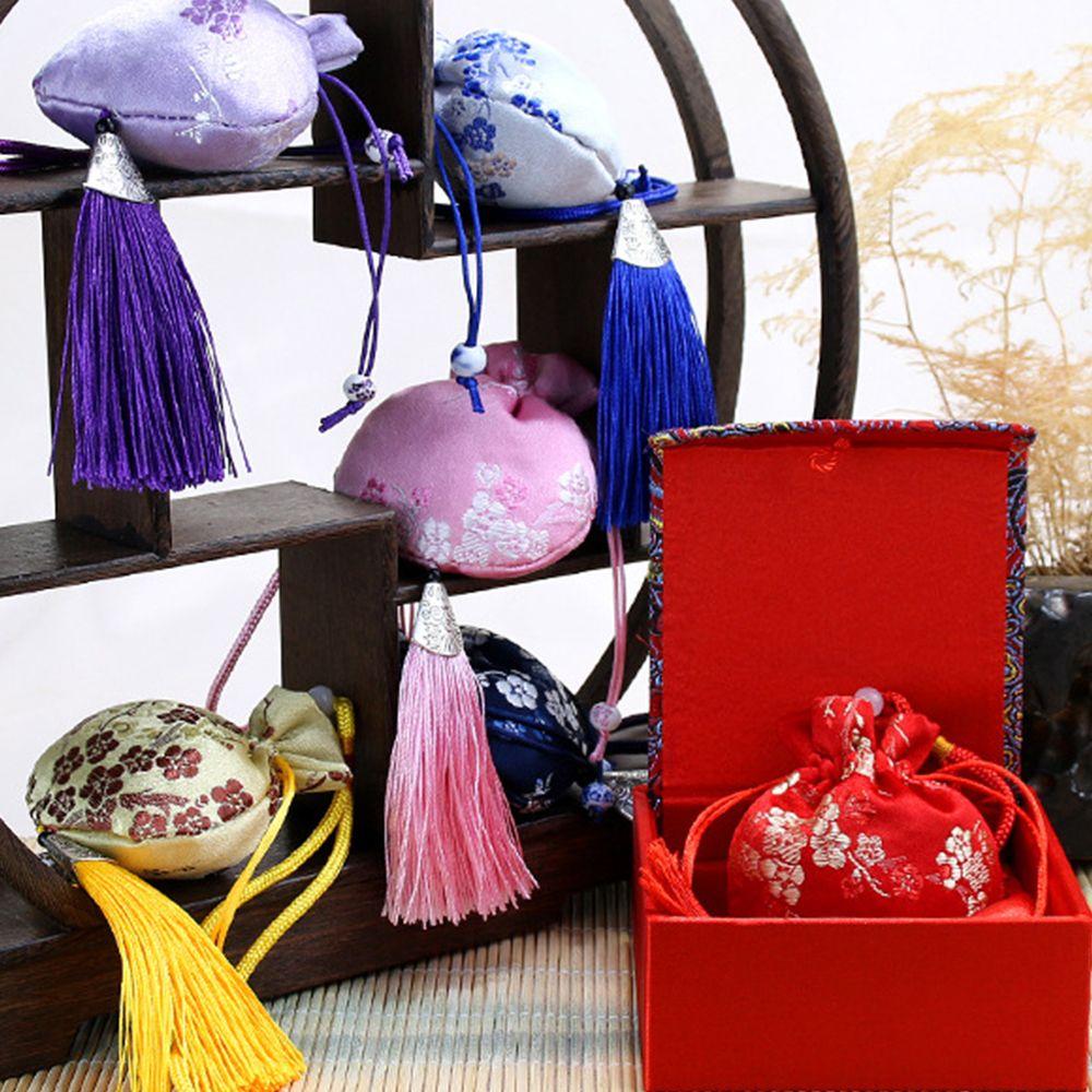 Plum Flower Pattern Jewelry Storage Bag Chinese Style Sachet Women Sachet Dragon Boat Festival Bag