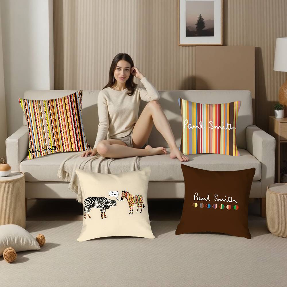 Забавная S-Smith Мода P-Paul Наволочка Плюшевая Ткань Мягкая Двусторонняя Печать Наволочка для Подушки Диванная Подушка Чехлы для Декоративных Подушек