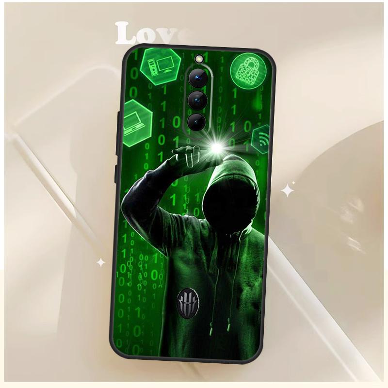 Чехол Хакер для ZTE Nubia Red Magic 11 10 10S Pro Plus 8S 9S 8 9 Pro 6S 7S Для RedMagic 10 Air Чехол