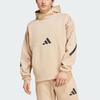 Adidas Z.N.E. Healing Series FW24 Sports Casual Hooded Long Sleeve Sweatshirt Men Sweatshirt Light-Brown JJ4894