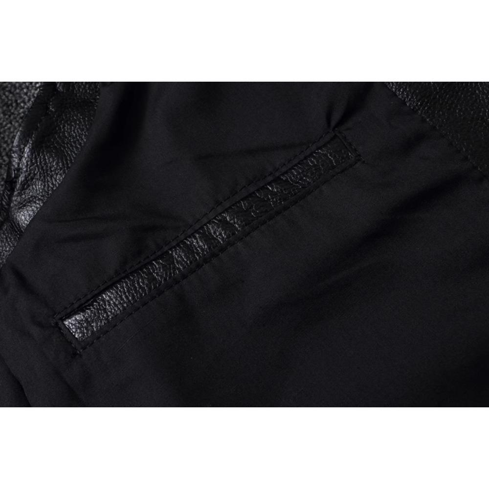 Chinese Size Biker Vest Top Layer Cowhide Leather Vest Men's Slim Short Motorcycle Clothing Riding Jacket Sleeveless Genuine Cow Club Vest