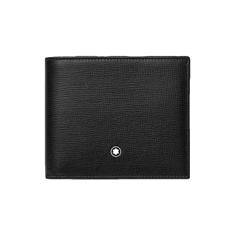 Montblanc Короткий кошелек кожаный мужские кошельки Черный 116841