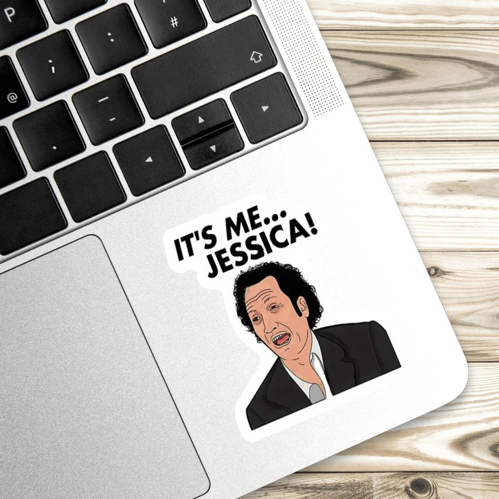 1 шт. Виниловая наклейка It's Me Jessica Hot Chick, матовая, самоклеящаяся, одноразовая, наклейки для бутылок с водой, тамблеров, ноутбуков, шляп, чехлов для телефонов