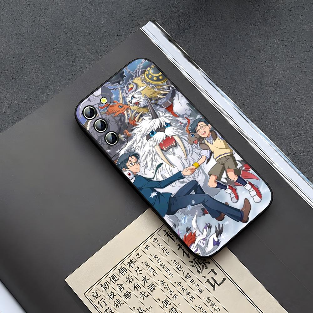 Anime Digimon Phone Case for Samsung Galaxy S24 S22 S23 S25 S21 Ultra Fe Plus M54 A16 A34 A54 A24 A52 A53 Coque