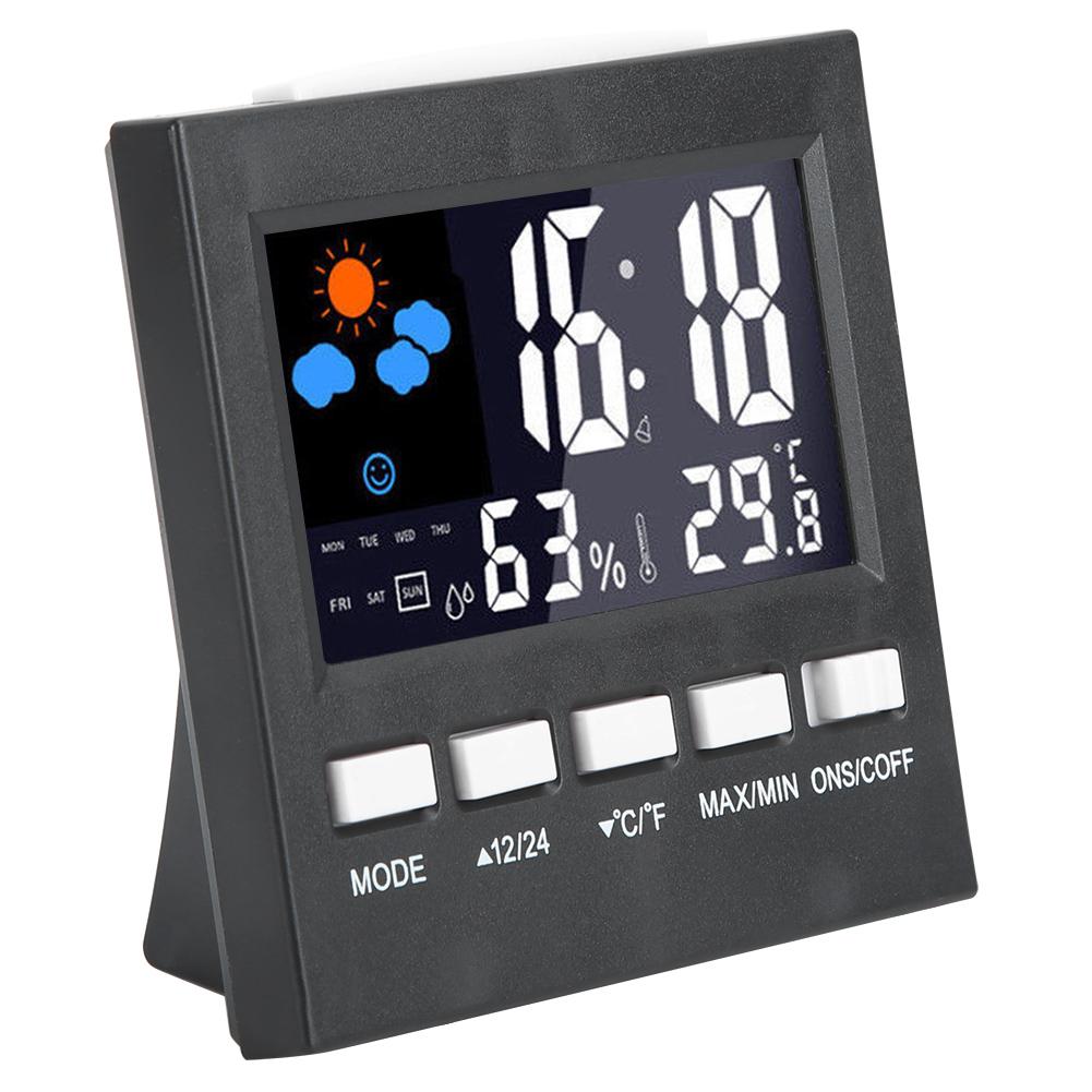 Цифровой бытовой термометр гигрометр тестер температуры и влажности воздуха измерительный прибор