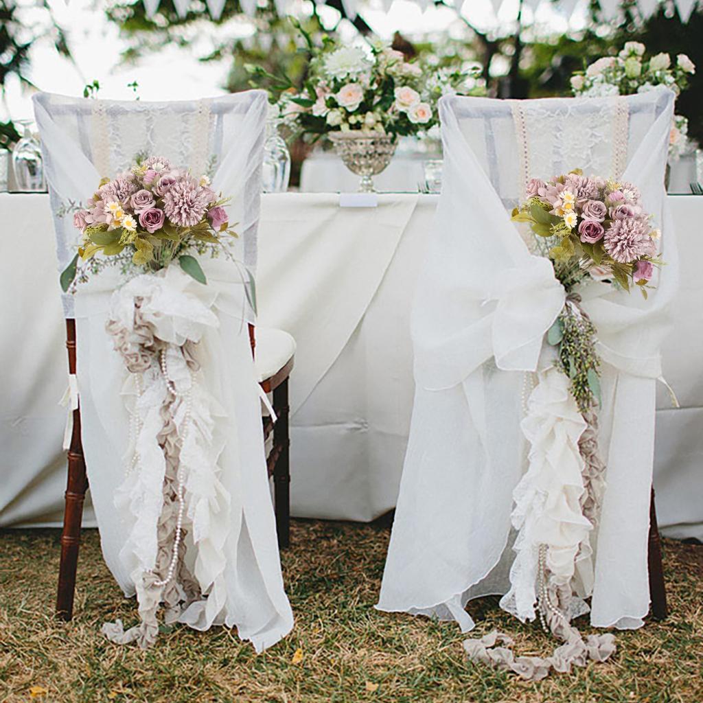 4 шт. поддельные гортензии розы искусственный шелковый букет ромашек осенние украшения для кухни, дома, сада, стола, центральные детали, декор