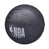 Wilson Баскетбольный мяч Forge Pro серии NBA Forge черного цвета, размер для игры в помещении/на улице - 7-29,5"