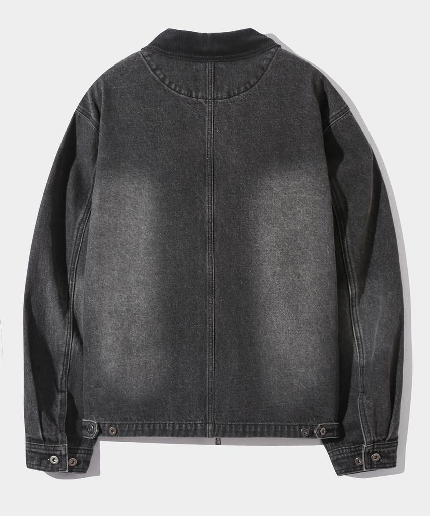 Джинсовая куртка Dimitri Black 2Way Og Essential Fade Wash Michigan Denim Jacket_Vintage Black