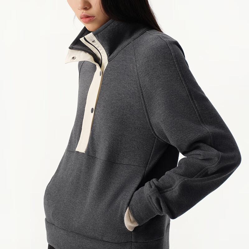 Broadcast Women's Stylish Turtleneck Loose Long-Sleeve Sweatshirt BDS4VD3016G20