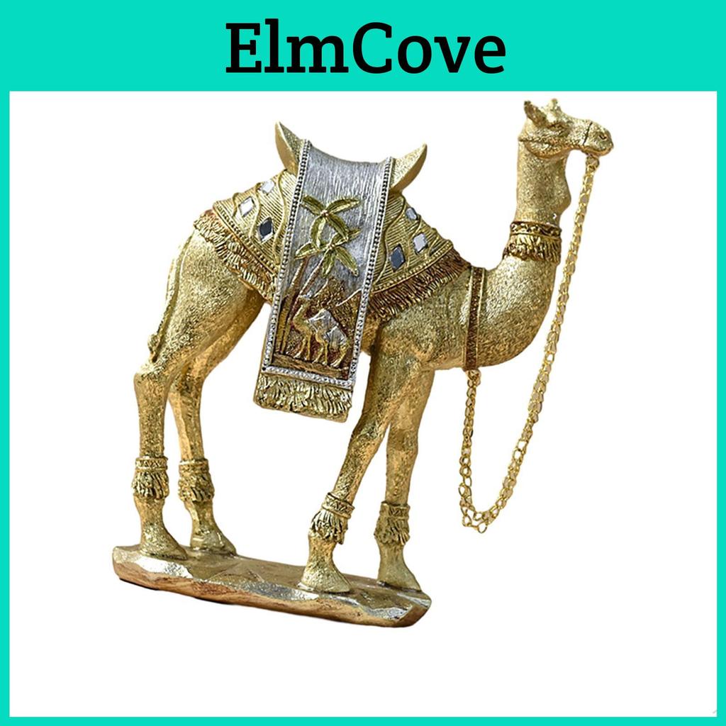 Camel Figurine Statue Animal Sculpture Tabletop Ornament For Living Room Centerpiece Bedroom