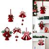Christmas Bell Ornament Pendant Sturdy Lightweight Multipurpose for Christmas Decoration Tree Hanging Ornament for Holiday