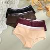 High Waist Cotton Panty Tummy Elastic Control Underwear Comfort Lingerie