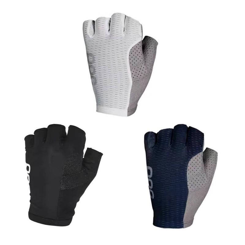 6-Color Half-Finger Cycling Gloves Outdoor Sports Breathable Ice Silk Short Design Unisex Adult S To XXL