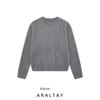 Araltay New Arrival Fashion Style Women's Clothing Fashion Pure Color Long Sleeves Round Neck Soft Knitwear 2142186 803