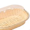 Bread Basket Serving Tray Kitchen Fruit Holder with Lid Food Organizer for Living Room Camping