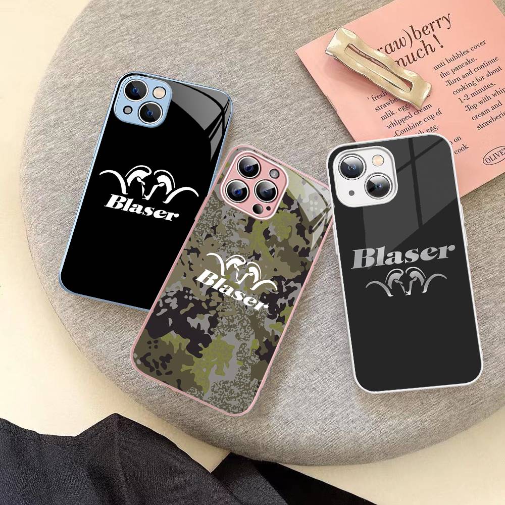 Blaser Usa Rifles Police For IPhone 14 13 12 Mini 11 Pro XS Max X XR 14 Plus Tempered Glass Cover