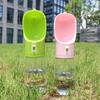 400ML Portable Dog Water Bottle PET Material Traveling Drinking Bowl Outside Feeding Puppy Water Container with Strip
