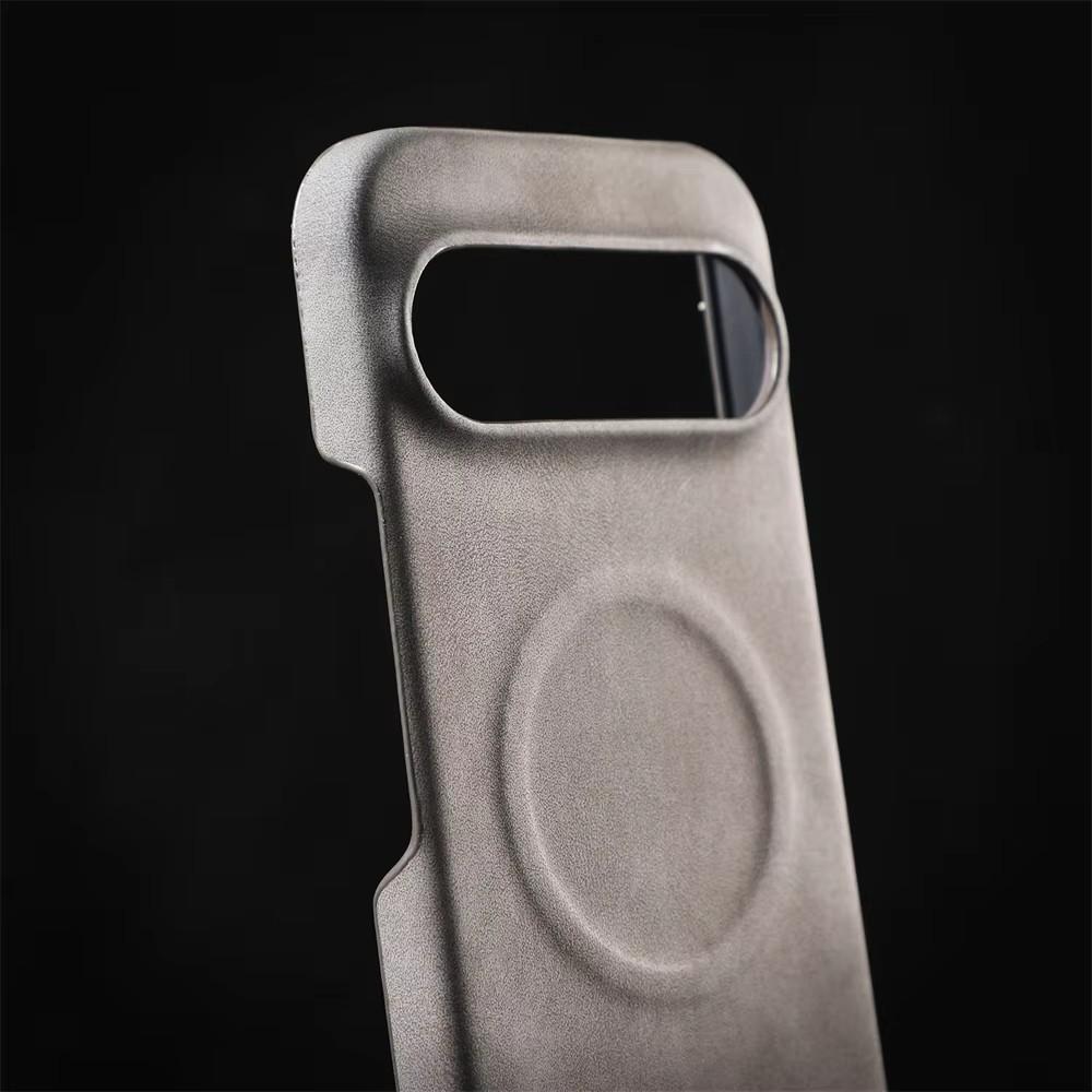 Магнитный чехол из натуральной овчины для Google Pixel 10 9 8 Pro XL 8A 9 Pro, противоударный, деловой, матовый, жесткий, прочный