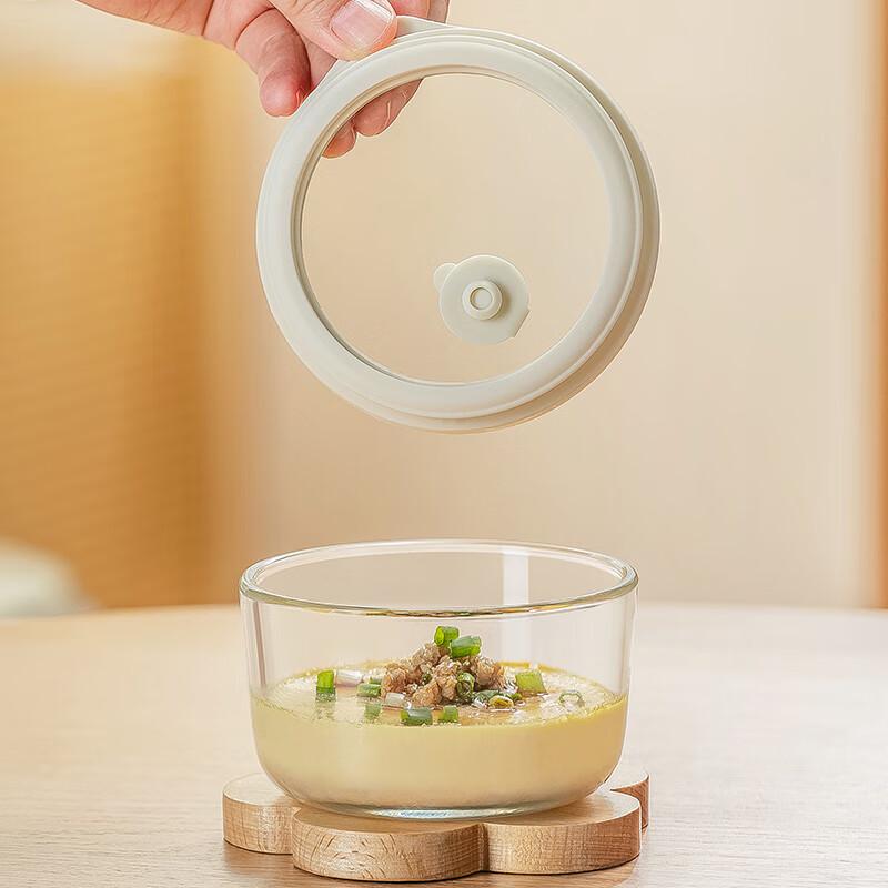 Стеклянная пароварка и микроволновая печь Genasi High Borosilicate с крышкой