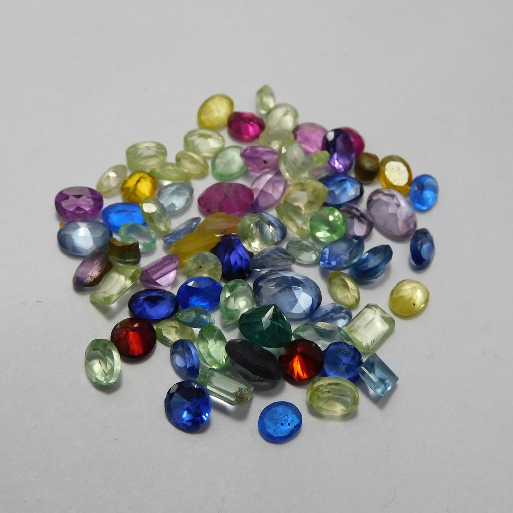 Natural 10.99 Ct Sapphire Mix Shapes Lot Mix Color Loose Gemstone