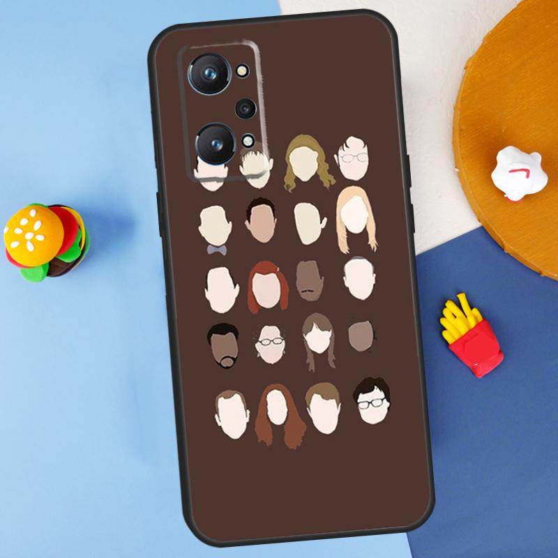 Чехол для телефона Realme GT7 Pro GT 6T 6 5 C67 C61 C55 C53 C51 C21Y C25S C75 10 11 12 13 14 Pro Plus с изображением из сериала «Офис»