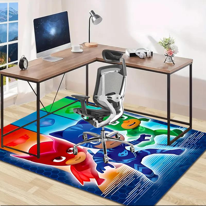 1pc PJ Marks1 Design Area Rug - Non-Slip, Soft & Cozy Floor Mat for Living Room, Bedroom, Office - Indoor/Outdoor Decorative Carpet