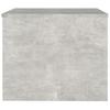 Coffee Table Concrete Grey 80 x 50 x 40 cm Particleboard