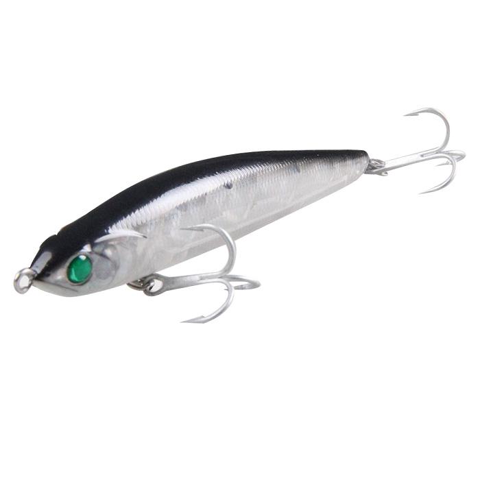 new arrival CHINA fishing shop 70mm 7g whole water pencil fishing lure with 3d eyes pencil hard lure