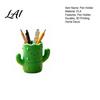 Office Desk Accessories Cactus Shape Pen Holder 3D Printed Cute Pencil Organizer Desktop Small Item Organizer Storage Tube for Makeup Brushes