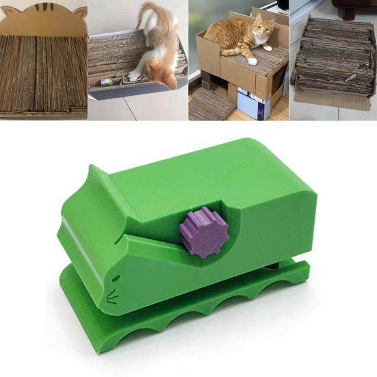 Картон для кошачьей когтеточки, 3D-печатный ручной резак в форме кошки