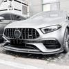 For 2019-2023 Mercedes Benz A Class W177 A45 A45S AMG Car Front Bumper Lip Lower Blade Auto Spoiler Splitter Body Kits Tuning