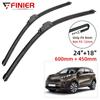 2 шт. щетки стеклоочистителя для KIA Sportage SL 2011-2015 24 "18" подходят для переднего лобового стекла, щетки для окон, резак, аксессуары 2011 2012 2013 2014 2015