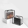 Transparent Dust Bags PVC Cosmetic Makeup Bag Simple Zipper Tote Bag Clothes Storage