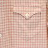 RRL Check Pattern Long Sleeve Western York Button Down Shirt XS Pink Men's Used